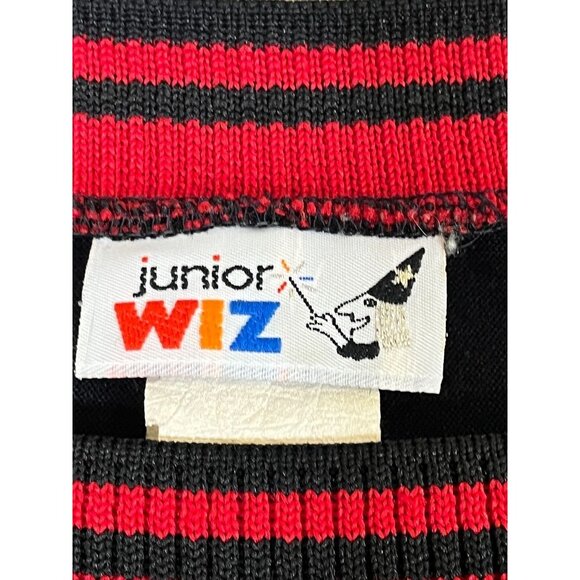 Retro Velour Dress M Black Old Money Classic Chic Preppy Boho Whimsical 80s - Picture 2 of 9